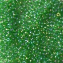 PRECIOSA rokajl 9/0 jasně zelený s rainbow - 50 g 