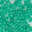 PRECIOSA Farfalle zelenomodrý nástřik na krystalu mat - 10 g 