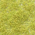 PRECIOSA rokajl 10/0 zelený se žlutým průtahem - 10 g 