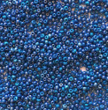 PRECIOSA rokajl 10/0 sytý tmavě modrý s rainbow - 10 g 