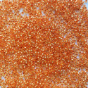 PRECIOSA rokajl 10/0 oranžový solgel stříbro průtah - 10 g 