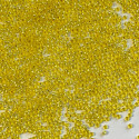 PRECIOSA rokajl 10/0 citrónově žlutý solgel stříbro průtah- 10 g 