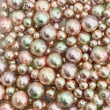 Perle - voskové růžovo-zelenkavé - ramš 250g 