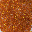PRECIOSA dvoukrátky 10/0 oranžové stříbro průtah - 50 g 