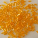 PRECIOSA čípky 2" - 4,4 mm - oranžové s listrem - 50 g 