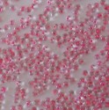 PRECIOSA drops 8/0 krystal s růžovým průtahem - 10 g 