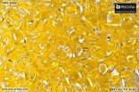 PRECIOSA Twin, dvoudirková perlička - krystal se žlutým průtahem 